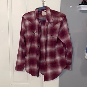 American Eagle over sized flannel
